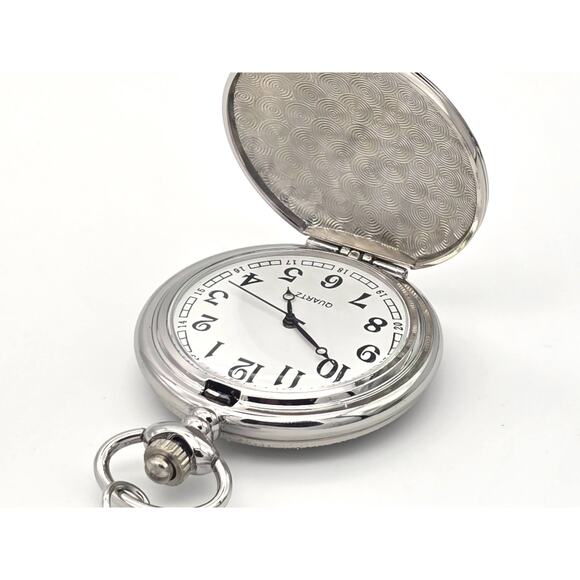 Celestial Pocket Watch – Sun, Moon & Stars, Pearl and Crystals Space Astronomy - Picture 3 of 9